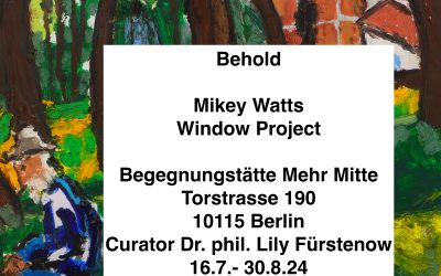 Mikey Watts. Behold. Extended. Recent Works. Window Project